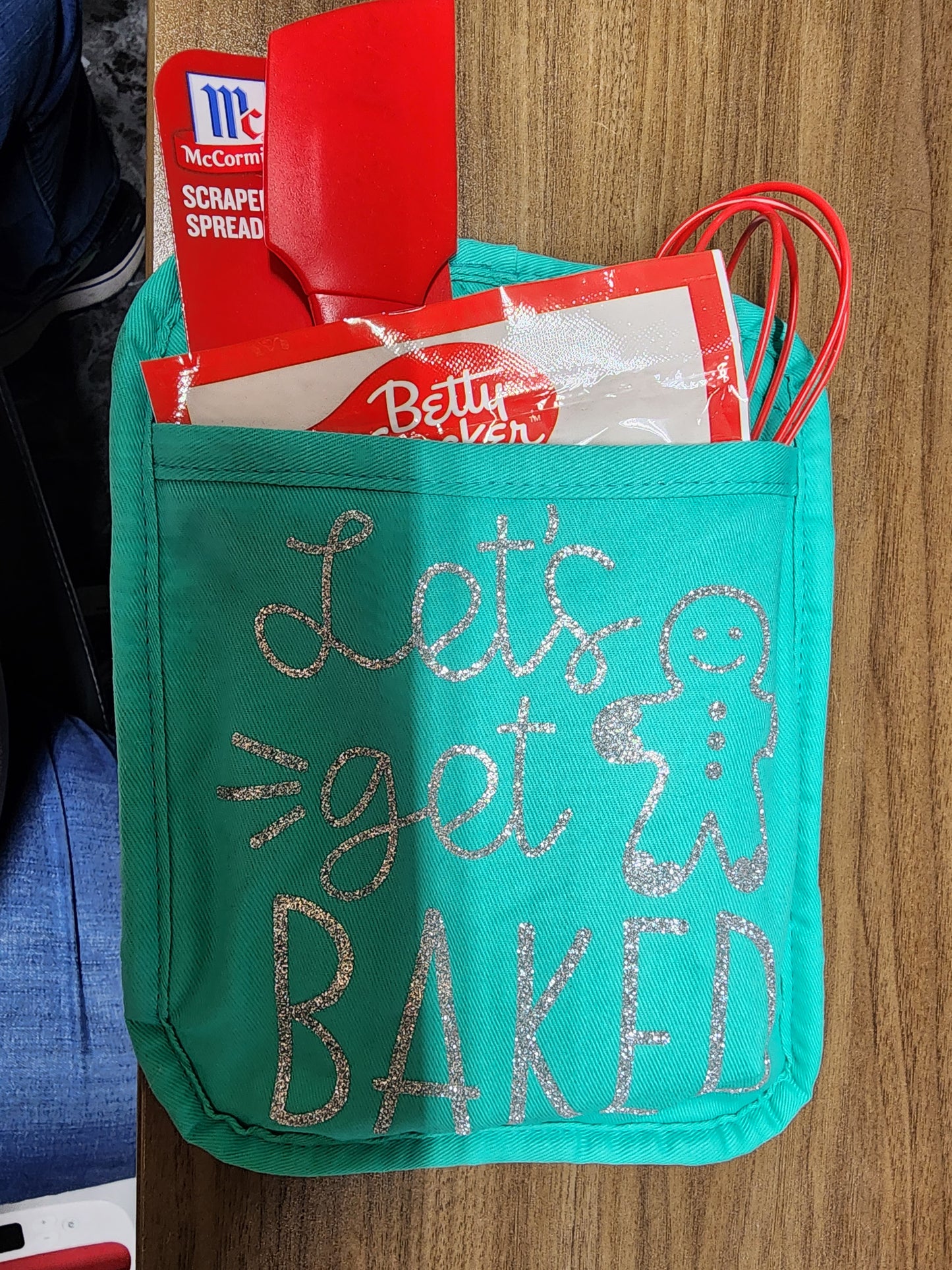 Pot holders with cookie mix